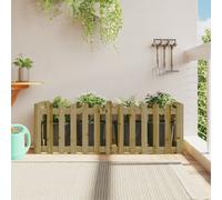 Lit Surélevé de Jardin Design de Clôture Patio Bois de Douglas Massif vidaXL