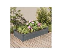 Vidaxl Lit Surélevé De Jardin Doublure 120x60x25 Cm Bois Massif Sapin