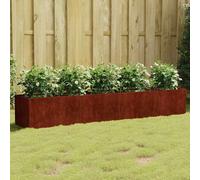 Vidaxl Lit Surélevé De Jardin 200x40x40 Cm Acier Corten