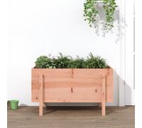vidaXL Jardinière 62x30x38 cm bois massif Douglas 825182 Marron G