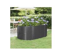 Vidaxl Jardinière Acier Enduit De Poudre 175x100x68 Cm Anthracite