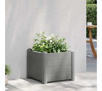 Lit Surélevé de Jardin PP Anthracite 43x43x35 cm Jardinière d'Extérieur vidaXL