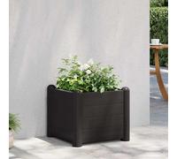 Lit Surélevé de Jardin PP Anthracite 43x43x35 cm Jardinière d'Extérieur vidaXL