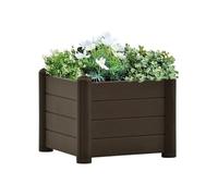 Vidaxl Lit Surélevé De Jardin Pp Moka 43x43x35 Cm