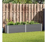 Lit Surélevé de Jardin WPC 150x100x91 cm Pot de Fleur Plante Jardinière vidaXL