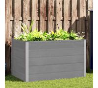 Lit Surélevé de Jardin WPC 150x100x91 cm Pot de Fleur Plante Jardinière vidaXL