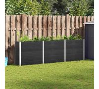 Lit Surélevé de Jardin WPC 150x100x91 cm Pot de Fleur Plante Jardinière vidaXL