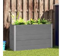 Lit Surélevé de Jardin WPC 150x100x91 cm Pot de Fleur Plante Jardinière vidaXL