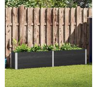Lit Surélevé de Jardin WPC 150x100x91 cm Pot de Fleur Plante Jardinière vidaXL