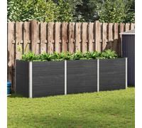 Lit Surélevé de Jardin WPC 150x100x91 cm Pot de Fleur Plante Jardinière vidaXL