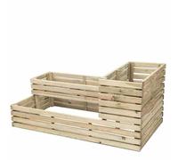 Lit Surélevé Ella 120x64x53cm Seau Pot de Fleurs Pots pour Plantes Fleurs Jardin