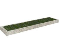 Lit surélevé en gabion Acier galvanisé 400x100x20 cm