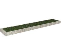 Lit surélevé en gabion Acier galvanisé 500x100x20 cm