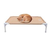 Lit surélevé pour Animal de Compagnie avec Cadre, lit surélevé en Filet Oxford Double Couche pour Chien, lit pour Camping, entraînement, Pique-Nique, intérieur et extérieur