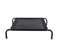 Lit Surélevé pour Chien | Cage De Transport Aérée pour Animal Intérieur | Lit De Repos en Maillage pour Animaux par Temps Chaud Intérieur Extérieur Balcon Camping Voyage Plage Terrasse Appartement