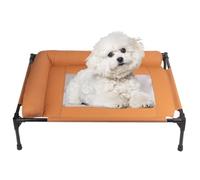 Lit surélevé pour chien Canapé Lounge Respirant Avec Base Antidérapante | Couchette Pour Animal Avec Traversins Adapté à Appartement Dortoir Patio Balcon Porche Salon Maison