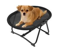 Lit Surélevé pour Chien et Chat de Camping - Lit de Camp Pliable 57x41x26cm avec Tissu Oxford Respirant | Couchage Portable Lavable pour Intérieur et Extérieur | Idéal pourr Voyage, Jardin et Plage