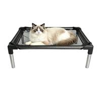 Lit surélevé pour chien | Hamac en respirante portable lavable - Lit surélevé très résistant pour l'extérieur, le camping, les voyages, la voiture, le balcon, la cour, la terrasse, le sol, la