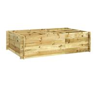 vidaXL Jardinière 150 x 100 x 40 cm Bois imprégné 41915
