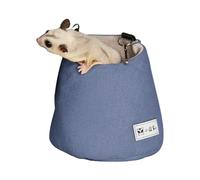 Lit suspendu en sucre - Poche hamac en polaire épaisse de 15,2 cm | nid balançoire pour petit animal, sac de couchage amovible en peluche douce | Hiver chaud pour écureuil, hamster, ours en suc