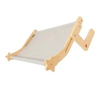 Lit suspendu multi-usage avec crochets métalliques renforcés, parfait pour les animaux domestiques pour se détendre, siège de fenêtre réglable en largeur pour animal domestique, fabriqué à partir de
