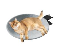 Lit suspendu pour chat fixé au bureau | Hamac à Fixation par Clip avec Housse Amovible et Lavable | Hamac pour Chat Fixation Robuste Supporte Jusqu'à 27 kg,Pour Salle de Séjour, Salon, Maison,