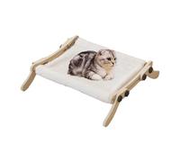 Lit suspendu pour chat - Hamac pour chat - Peut être placé sur le sol - Cadre d'escalade - Sièges de fenêtre à roulement - Accessoires pour animaux de compagnie - Lits pour chat d'intérieur - Fenêtre