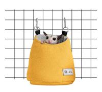 Lit Suspendu Pour Petits Animaux - Pochette À Sucre 25 X 20 Cm, Tapis Nid D'écureuil, Sac De Couchage Doux Et Amovible, Balançoire En Cage | Hamster Syrien Confortable Confort Accessoire Pour Animaux