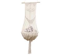 Lit Swing Cats - Cat Swing Bed, Chat Swing hamac | Boho Macrame Cat Swing Hamacof | Cat CHACT LIT CORCHES, ROIND Cat SOBT LED Nest, COSHION AMOVABLE pour Jardin, Balcon, Soir