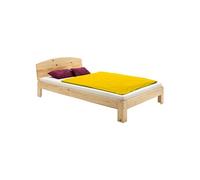 Lit tim 100 x 200 cm en pin sans sommier de couleur