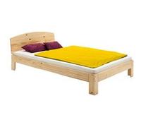 Lit tim idimex 100 x 200 cm en pin sans sommier de couleur Beige G