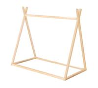 Lit Tipi 70 x 140 cm pour Enfants ROBA - Bambou Certifié FSC - Lit Indien pour Garçon et Fille - Finition Naturelle