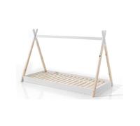 Vipack Lit enfant Tipi design 90 x 200 cm Blanc