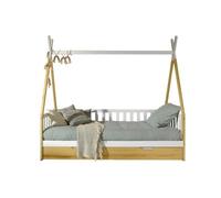 Lit tipi avec tiroir Bois Naturel