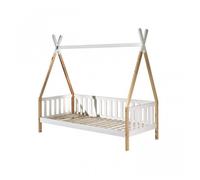 Lit Tipi HK 90x200cm Blanc Blanc