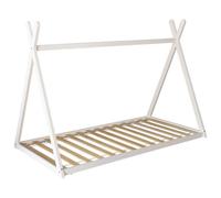 Lit Tipi Pour Enfant 190x90cm Blanc Valentin Blanc