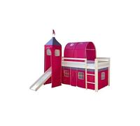 Lit Toboggan Avec Tour - Couleur Rose