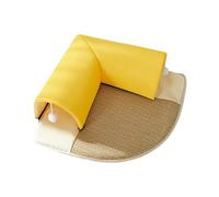 Lit tunnel 2 en 1 pour chaton - Coussin rafraîchissant lavable avec coussin amovible - 60 x 60 cm - Portable et compact - Polyvalent - Idéal pour perchoir, voyage et appartement