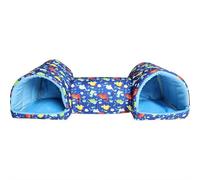 Lit tunnel caché pour bébé cochon d'Inde, lavable, niche confortable pour petits animaux, convient pour les jeux et les animaux de compagnie au repos tels que chats, lapins, furets, hamsters