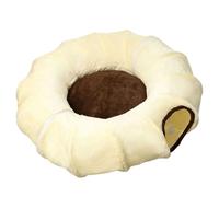 Lit Tunnel d ' activité pour Animaux de Compagnie avec, A | Coussin intérieur amovible lavable en machine, structure tunnel pliable, entretien pratique et rangement entre