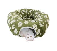 Lit Tunnel en Forme De Beignet pour Chat - Grand Anti-basculement Lavable E