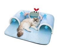 Lit tunnel pour chat - 65,59 x 40,9 cm pour chaton, coussin endormi avec passage, jouets interactifs pour chatons d'intérieur, chiots, lapins et petits animaux, lits d'enrichissement
