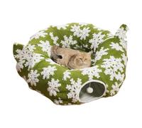 Lit tunnel pour chat antidérapant pliable jupe de sapin de Noël décoration | Caverne tunnel pour chat ou chiot, pour jouer au quotidien, pour dormir, boutique, salon