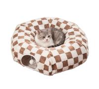 Lit tunnel pour chat - Cachette convertible pour faire la sieste, tunnel cachette, lit interactif pour chat | Idéal pour les chatons d'intérieur et les chats adultes qui aiment explorer, se détendre