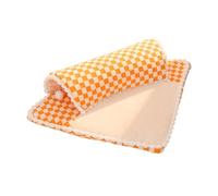 AWHAO Lit Tunnel pour Chat - Jouet interactif Chaud d'hiver avec balles suspendues - Centre d'activités Lavable pour Chat - Abri pour Chat en extérieur, Orange M