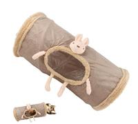 Lit tunnel pour chat - Lit tunnel créatif pour chat | Lit tunnel pour chatons avec judas | Lit tunnel pliable | Polaire douce Frabic Jouet d'intérieur pour chat Tube de jeu pour lapins, chatons