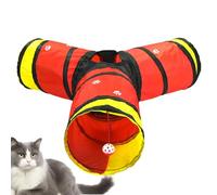 Lit tunnel pour chat - Tunnel pour animaux de compagnie, maison tube pour chats | Lavable - Tunnel de jeu pour chat - Tube interactif pour chaton, furet et chiot, 32 x 25 cm