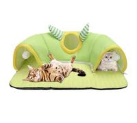 Lit tunnel pour cochon d'Inde et cachette, tunnels et tubes amovibles et mobiles pour cage, cachette pour cochon d'Inde, petit animal cachette, jouet pour lapins nains, chinchillas (01)