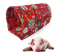 Lit tunnel pour hamster - Nest pour hamster - Fournitures pliables - Tunnel pour animaux de compagnie - Pour cacher et se reposer des hérissons - Tunnel portable pour furet, hamster, chinchilla