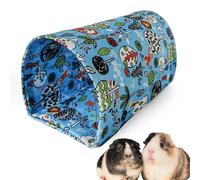 Lit tunnel pour hamster - Nid de hamster - Tunnel pliable pour animaux de compagnie - Tunnel portable pour cacher et se reposer des hérissons pour écureuils, hamsters, furets et hérissons chinchilla